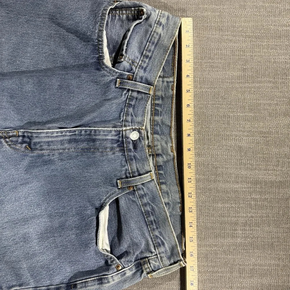 Levis 550 Jeans Mens 38x32 Blue Relaxed Tapered Denim Light Wash Classic